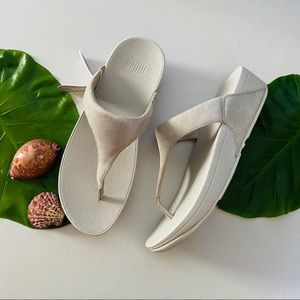 Fitflop Womens Shoes Shimmy Suede Toe Post Sandals